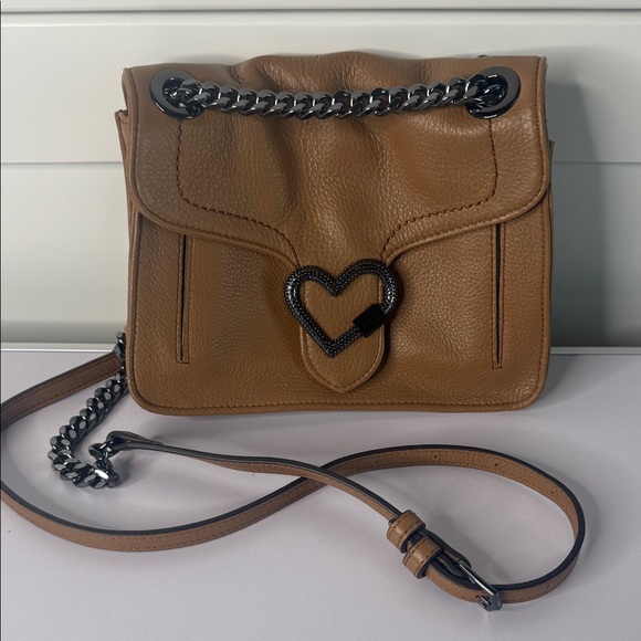 Aimee Kestenberg Handbags - AIMEE KESTENBERG  Brown Leather Chain Strap Bag